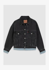 Veste Cake Levi's® 90S TRUCKER DOUBLE - Veste en jean - layer cake/denim noir ...