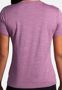 Brooks LUXE SHORT SLEEVE - Camiseta deportiva - htr washed plum