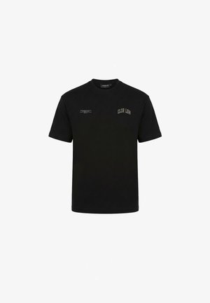 CLOSURE London, CAMO LOGO - Print T-shirt - black