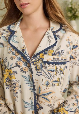 MARLBROOK BUTTON THROUGH SET - Pyjamas - ecru