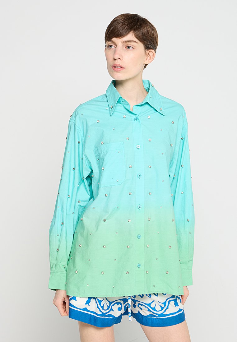 sandro Overhemdblouse lichtblauw