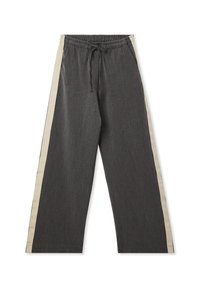 Terranova DRAWSTRING WITH STRIPES - Pantaloni - grigio melange