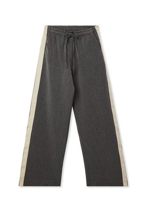 Terranova DRAWSTRING WITH STRIPES - Pantaloni - grigio melange