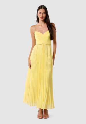 Forever New HARTFORD PLEATED DRESS - Kokteiļkleita/ballīšu kleita - pale banana