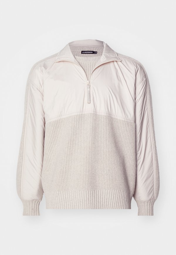COLE HYBRID QUARTER ZIP - Jumper - moonbeam4