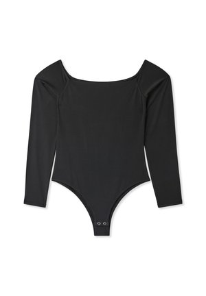 Terranova CON SCOLLO SHIFFER A UNITA - Maglietta a manica lunga - nero