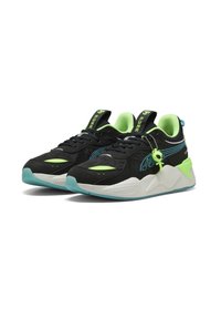 Puma RS X ALIEN - Sportcipő - blacktropical blue
