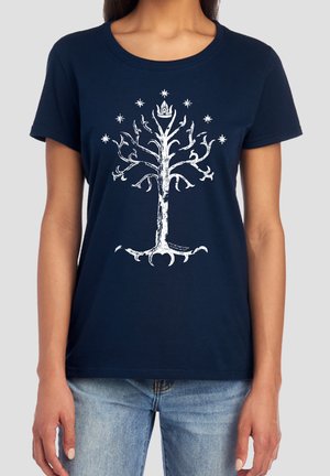 Warner Brothers, LOR TREE OF GONDOR - Print T-shirt - dark blue