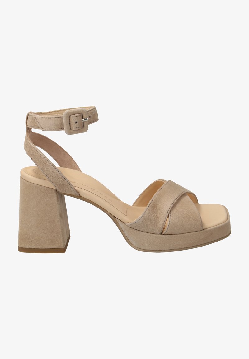 Paul Green Sandali con plateau - beige