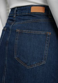 NULONDON SKIRT� - Áčková sukně - dark blue denim