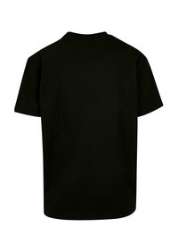 Sort bomulds t-shirt med afslappet pasform, korte ærmer og klassisk rund halsudskæring, med en glat tekstur og uden synlig branding.