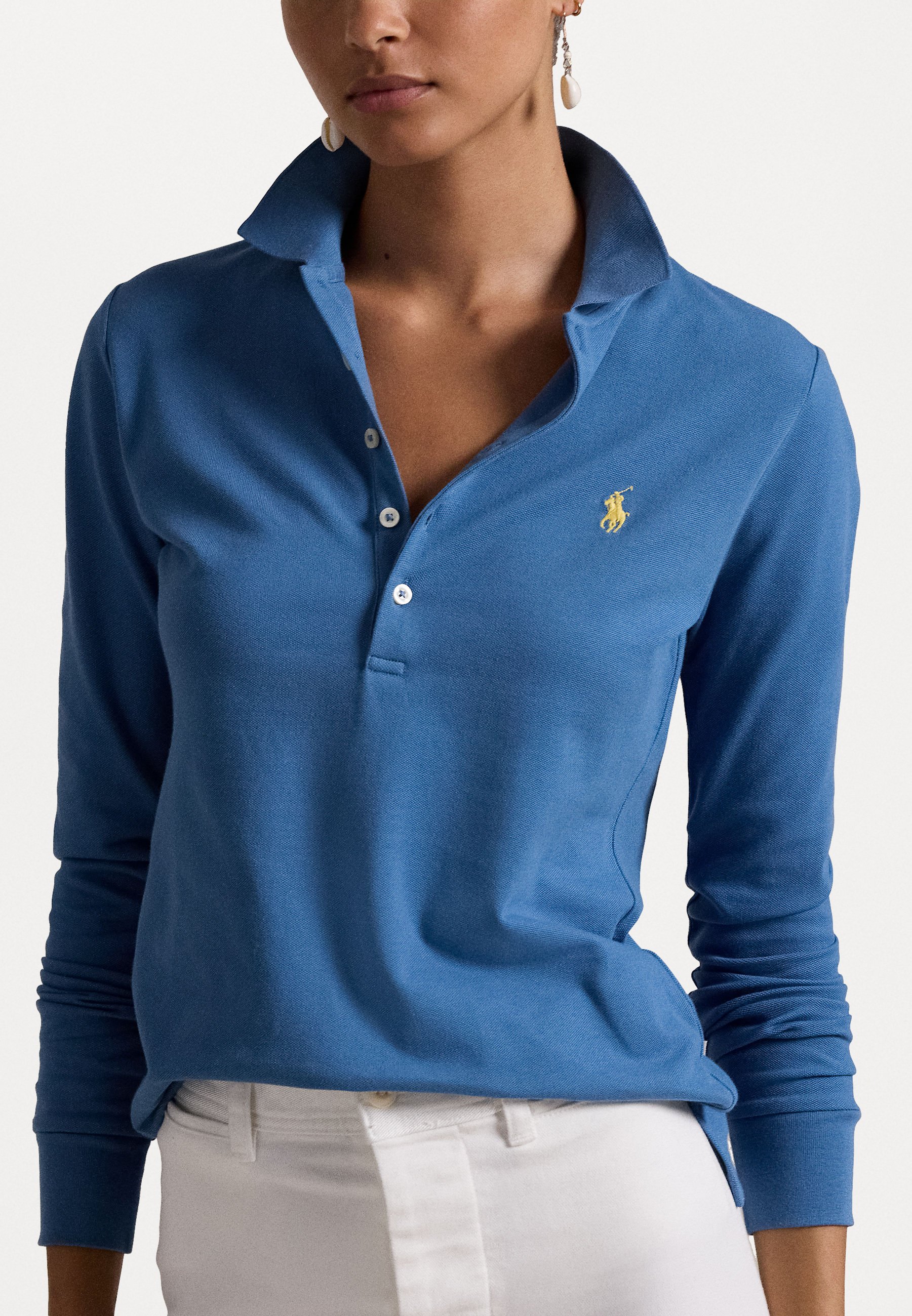 ugo 　　polobyRalphLaurenHAMMONDラルフローレン Polo Ralph Lauren - Bluzka z długim rękawem/niebieski