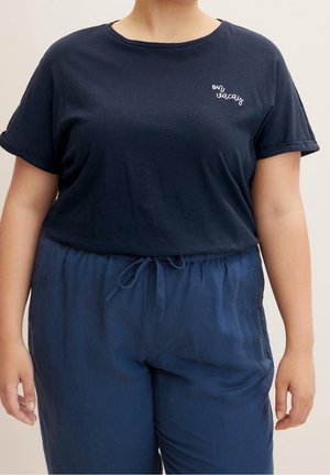 MY TRUE ME TOM TAILOR Jednoduché tričko - dark blue