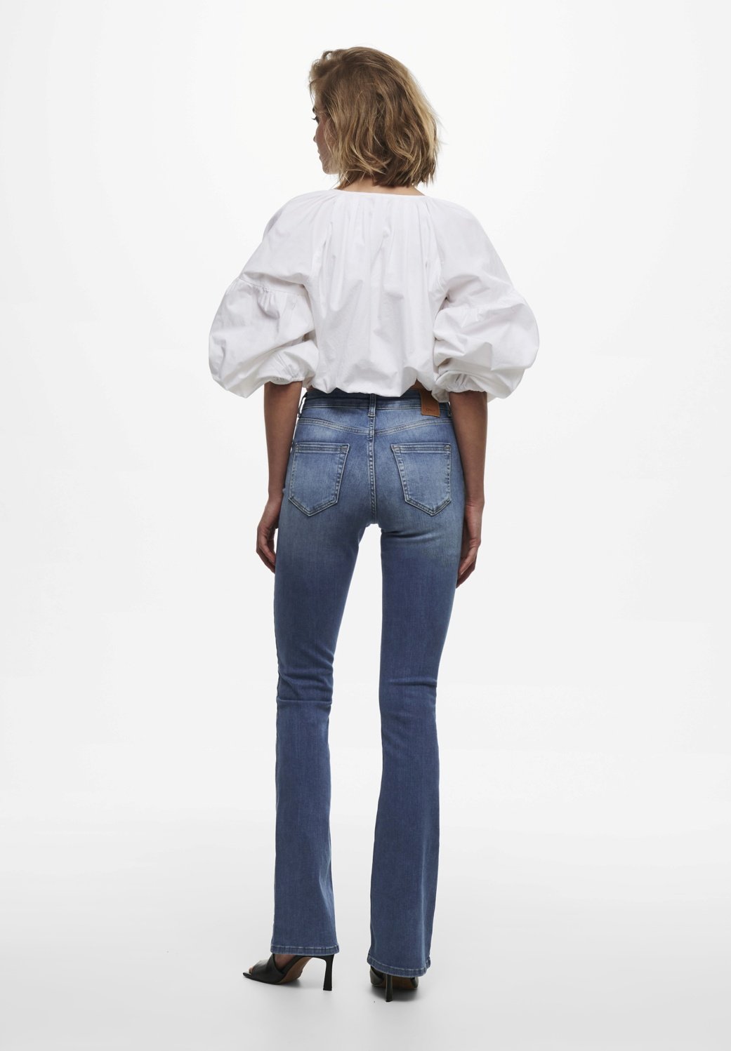 zara premium skinny flare jeans