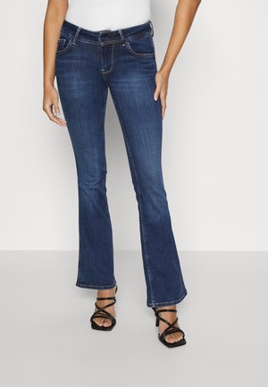 Pepe jeans SLIM FIT FLARE LW Denim - Bezplatné doručenie
