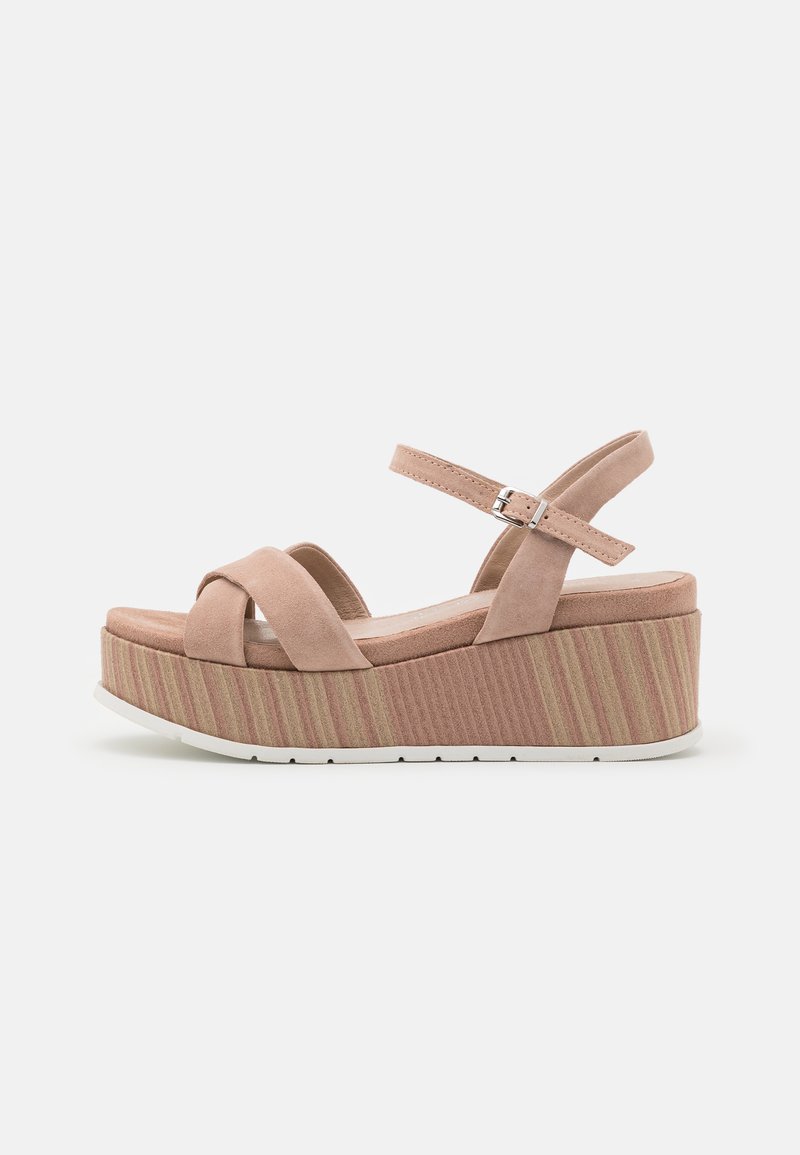 Damen Sneaker | Marco Tozzi Plateausandalette nude - LJ52665 Damen Sneaker | Marco Tozzi Plateausandalette nude - LJ52665