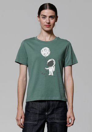 KLEINER ASTRONAUT MIT LUFTBALLON - T-Shirt print - green bay