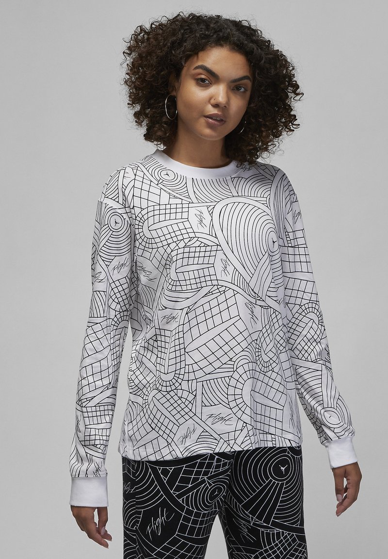 Jordan Core Jordan CORE - T-shirt à manches longues - white/blanc - ZALANDO.FR