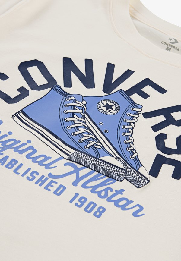 RETRO REMIX SNEAKER TEE - Print T-shirt - egret4