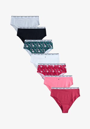 Next, 7 PACK - Trusser - red tablescape print