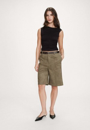 ASYMÉTRIQUE VODIA - Débardeur - noir