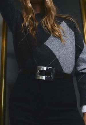 Mango, Pullover - black