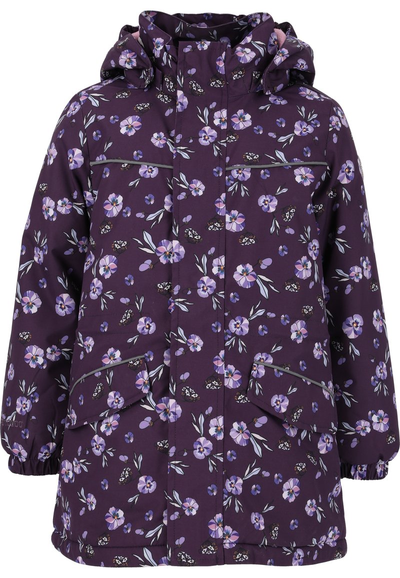 ZIGZAG Wintermantel - smoky grape