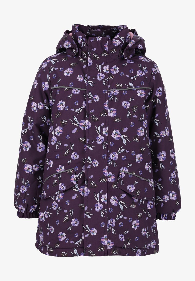 ZIGZAG Wintermantel - smoky grape