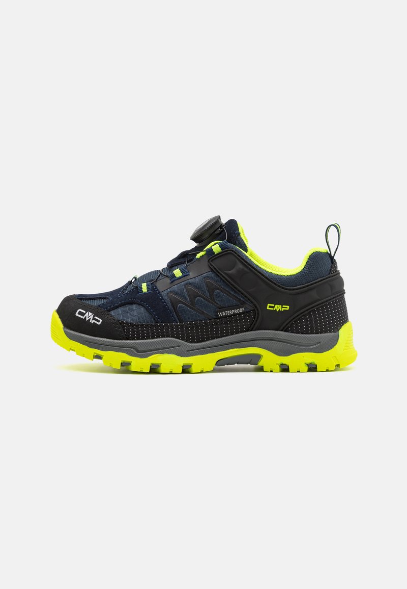 CMP KIRUNA UNISEX - Pārgājienu apavi - blue/yellow fluo