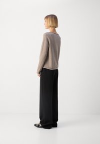 Marc O'Polo LONGSLEEVE ROUND NECK - Džemperis - shaded brown melange