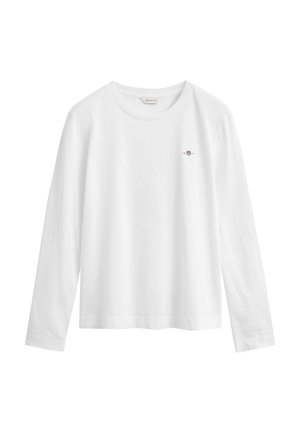 GANT, SHIELD - T-shirt à manches longues - weiß