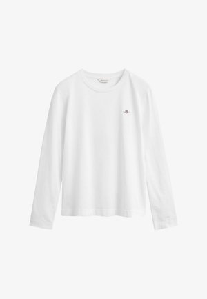 GANT, SHIELD - Top s dlhým rukávom - weiß