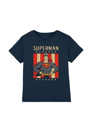 Cotton Soul, DC RETRO LIBERTYUNISEX - Print T-shirt - dark blue