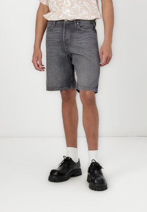 JJIALEX JJORIGINAL - Denim shorts - black denim