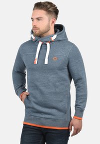 Solid - SDBENJAMIN HOOD - Kapuzenpullover - grey/blue Thumbnail-Bild 1