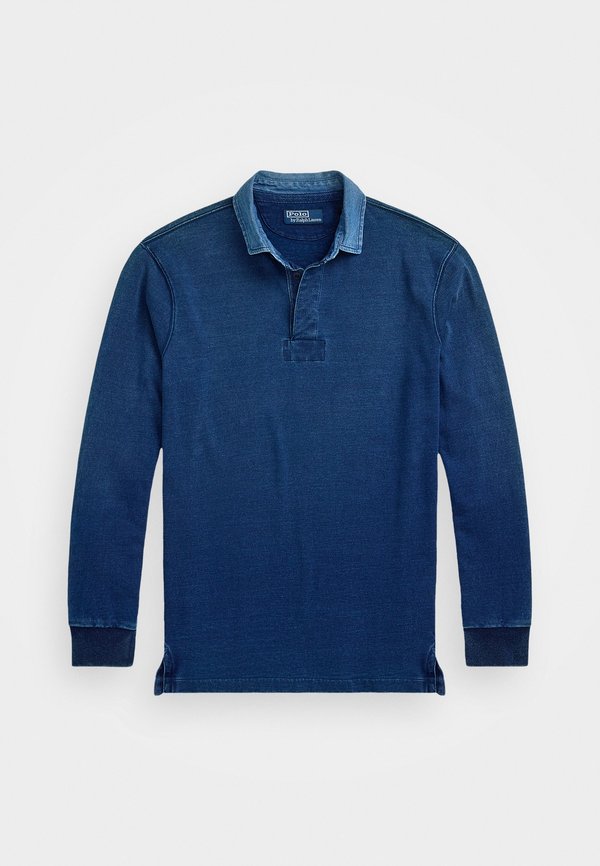 CLASSIC FIT INDIGO JERSEY RUGBY SHIRT - Polo shirt - dark indigo4