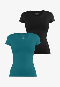 Unausgewählt, petrol schwarz