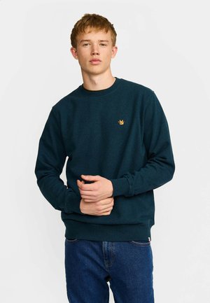 REVOLUTION, REVOLUTION REGULAR CREWNECK - Sweater - darkpetrol-melange