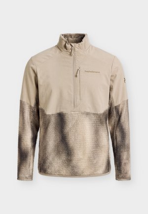 Peak Performance, FREELIGHT ALPHA HALF ZIP - Φλις πουλόβερ - beige/black