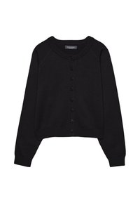 WITH RAGLAN SLEEVES  - Vesta na kopčanje - black
