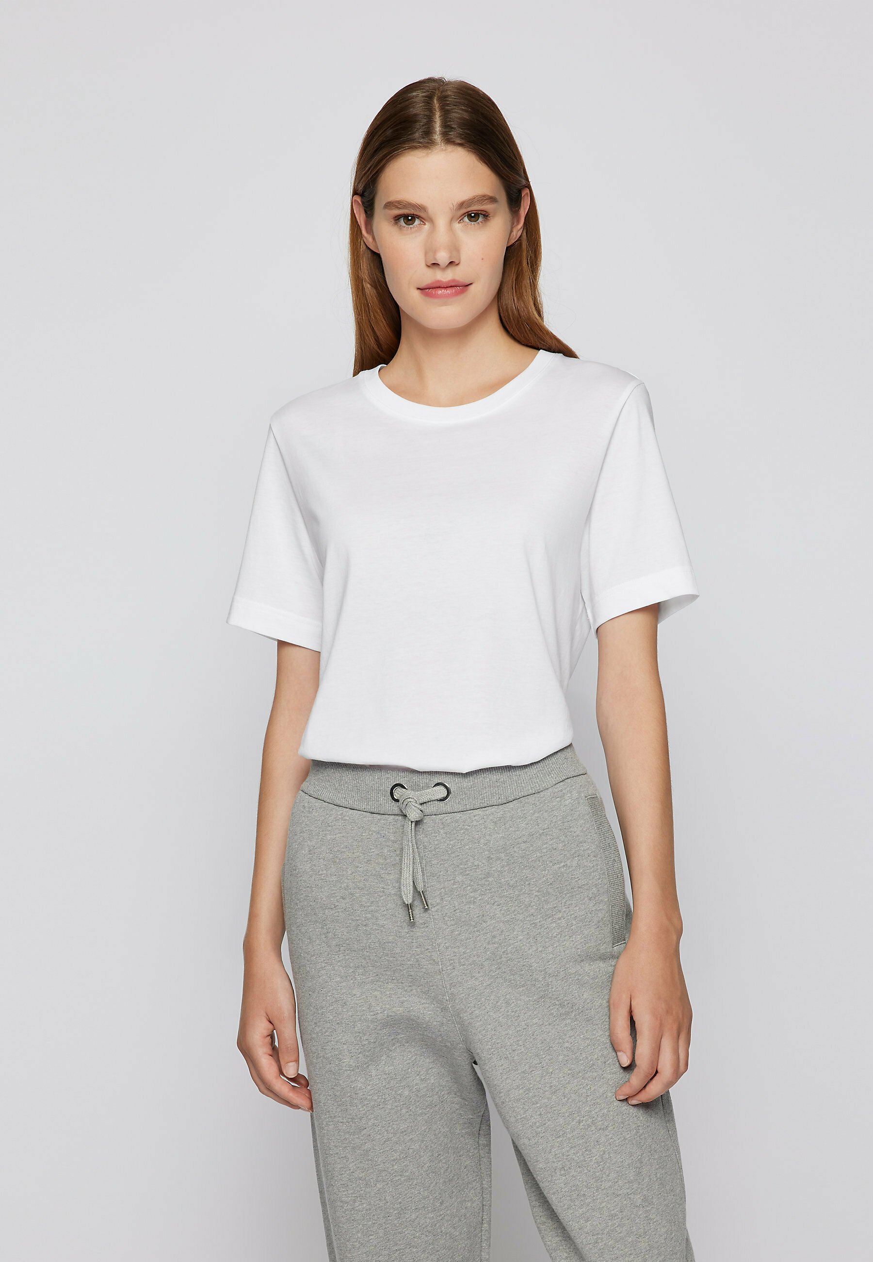 BOSS ECOSA - T-Shirt basic - white/weiß