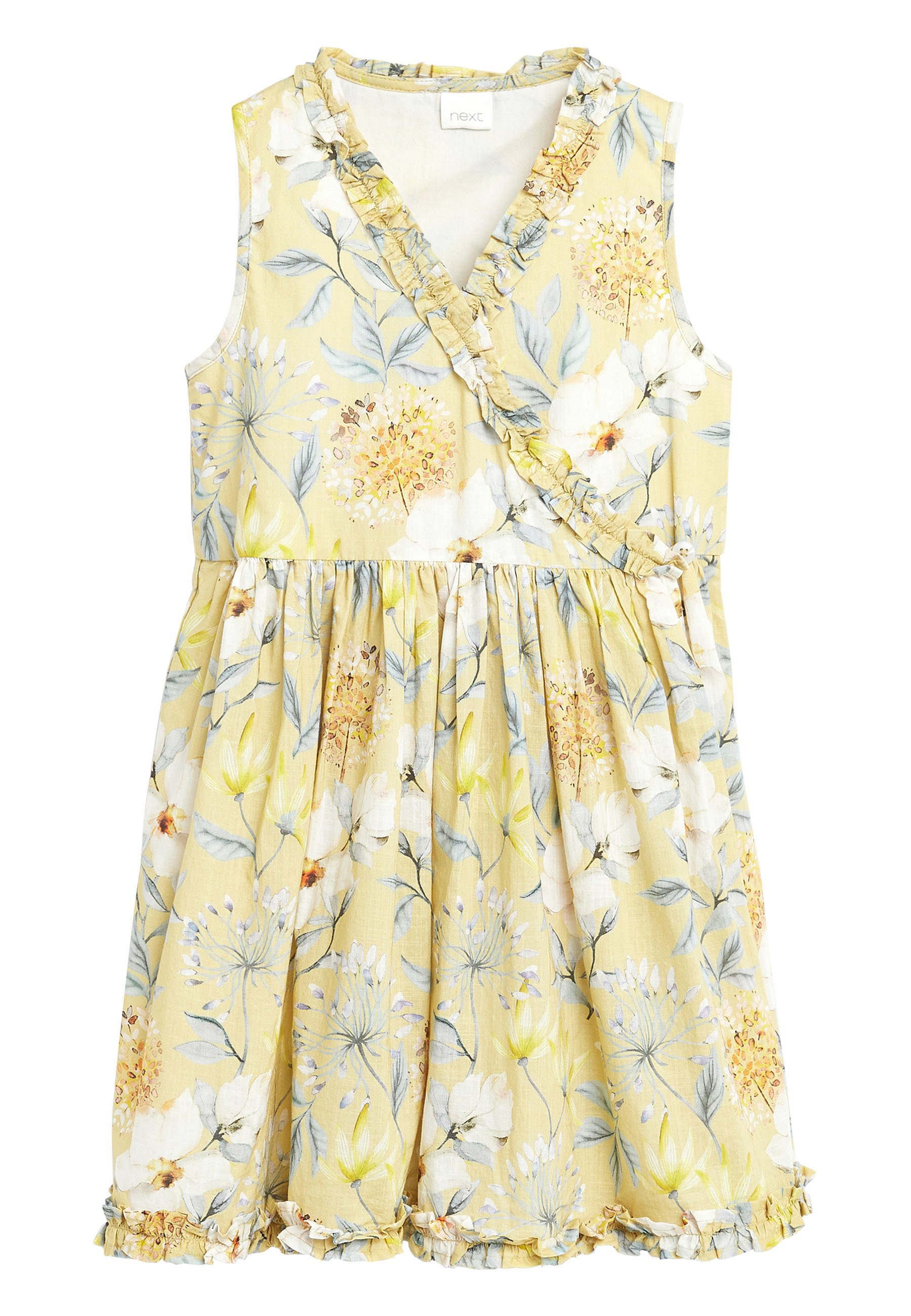 Next yellow wrap dress Clearance