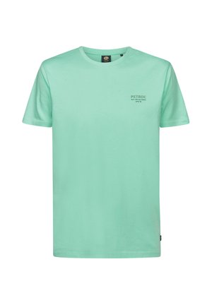 Petrol Industries, MEN T-SHIRT SS CLASSIC PRINT - T-shirt print - green aqua