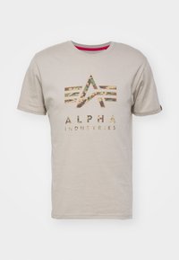 CAMO - T-shirt imprimé - vintage sand