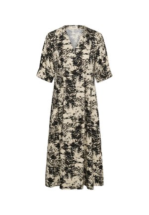 Soaked in Luxury, SLNAELLE CHAMAN PRINTED DRESS - Robe chemise - oatmeal forest