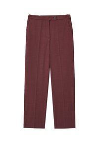 Pantaloni - bordeaux melange