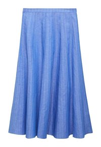 STRIPED - Fustă plisată - dark blue