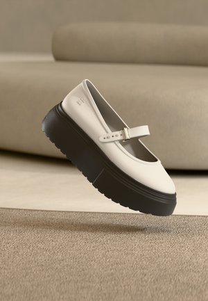 Melissa Bokapántos balerina cipők - black/white