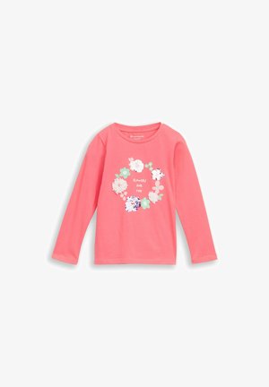 TOM TAILOR, TOM TAILOR T-SHIRT LANGARMSHIRT MIT WENDEPAILLETTEN - Longsleeve - pink dream