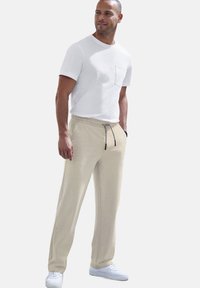 john devin 2 PACK - T-Shirt basic - anthrazit weiß